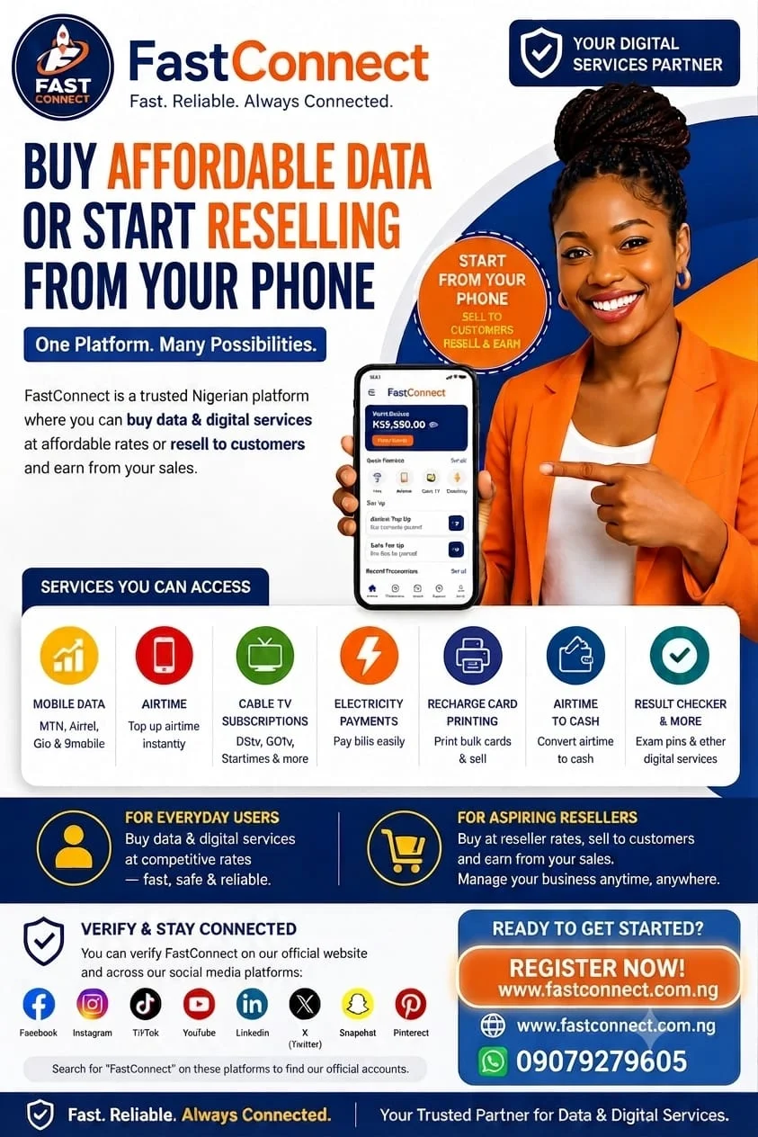 Buy Affordable Data or Start Reselling From Your Phone: How FastConnect Works